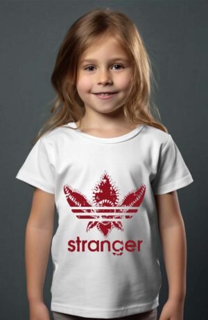 T-shirt Col Rond Fille - Adistranger red