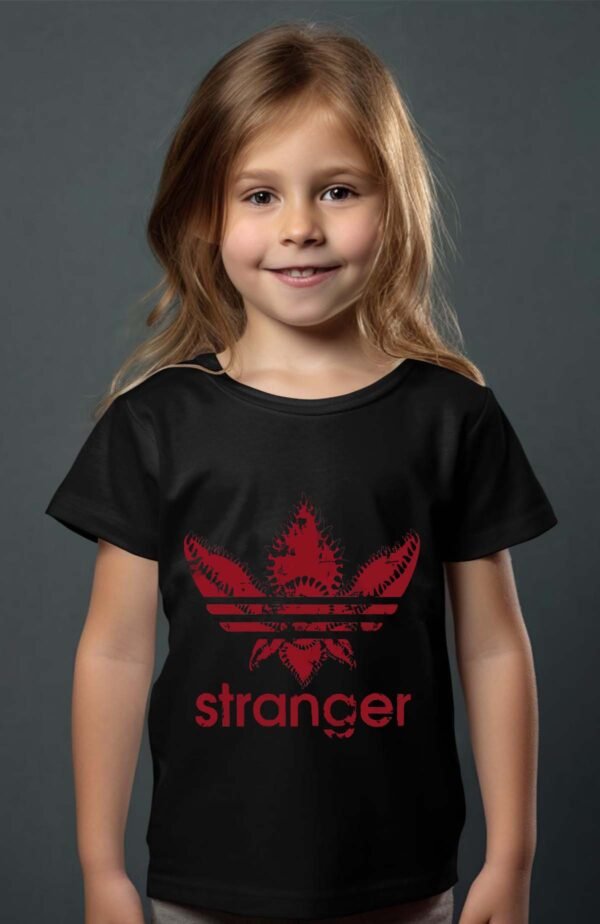 T-shirt Col Rond Fille - Adistranger red