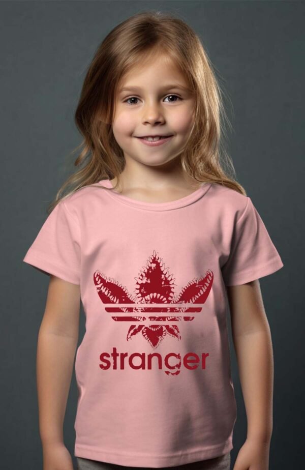 T-shirt Col Rond Fille - Adistranger red
