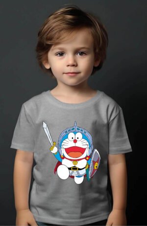 Armure Bleu – Tshirt Garçon – Gris