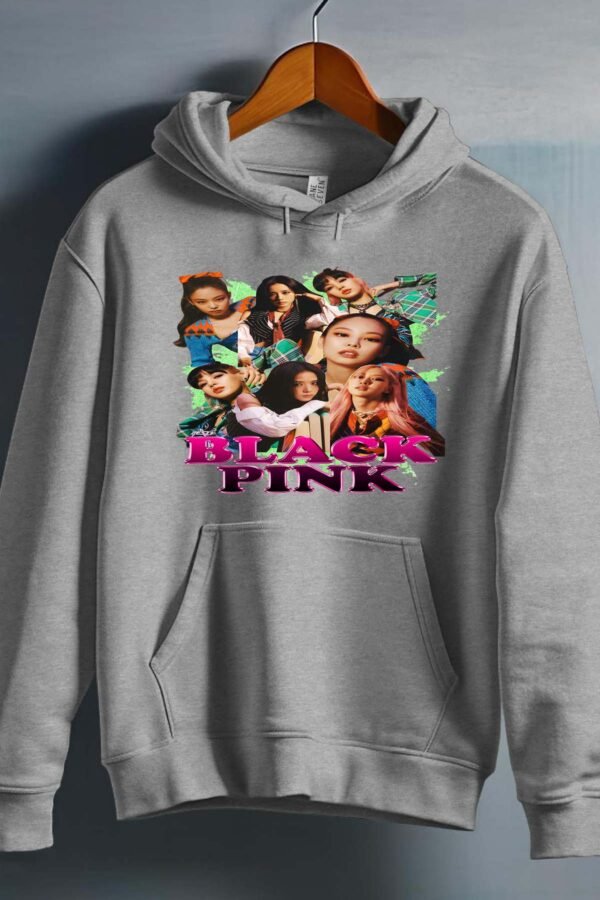 Sweat Capuche Fille en Gros | Black pink 10