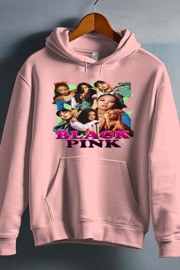 Sweat Capuche Fille en Gros | Black pink 10