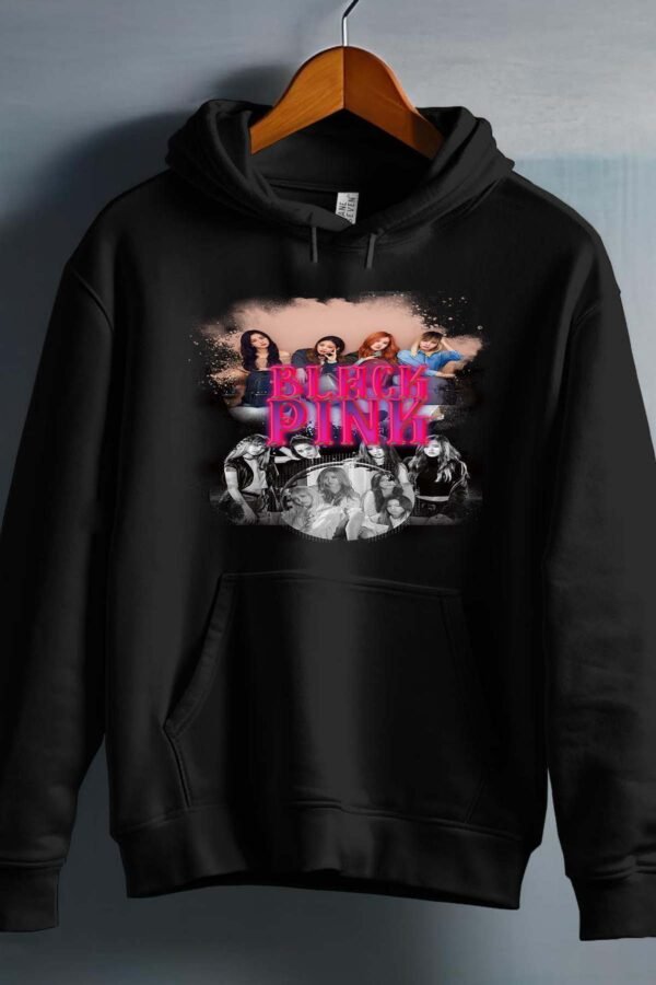 Sweat Capuche Fille en Gros | Black pink 5