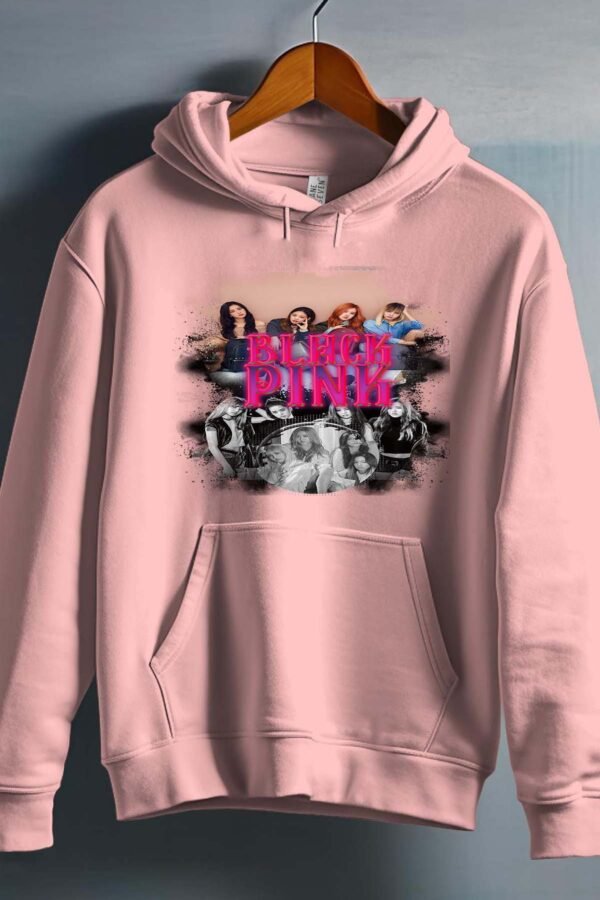 Sweat Capuche Fille en Gros | Black pink 5