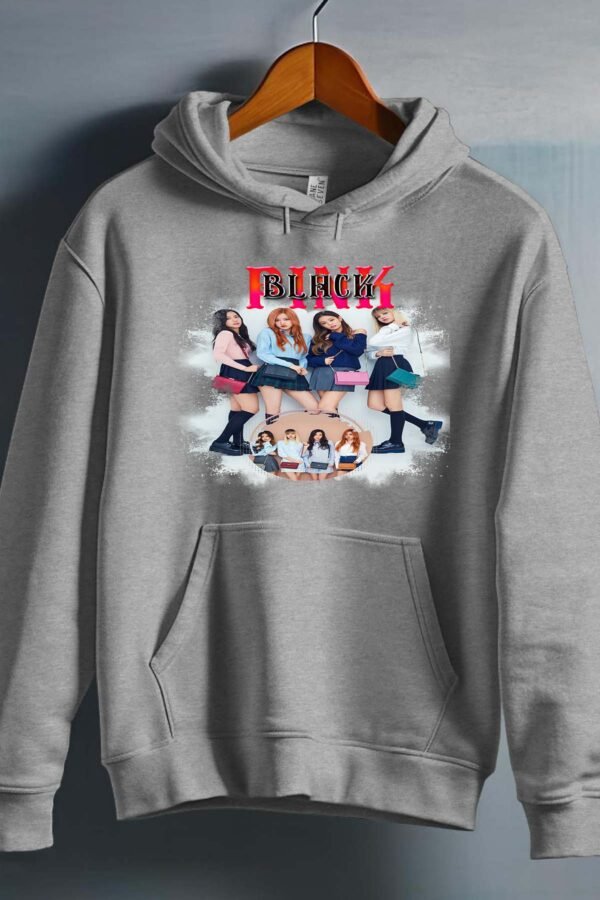 Sweat Capuche Fille en Gros | Black pink 6