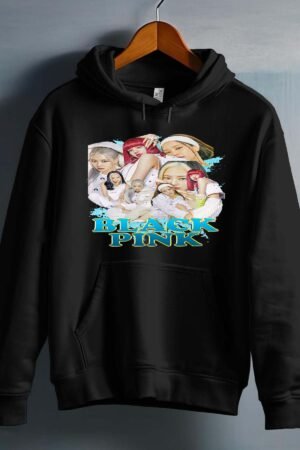 Sweat Capuche Fille en Gros | Black pink 8