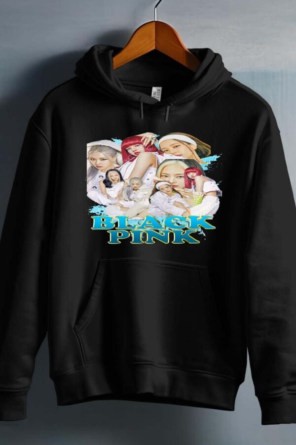 Sweat Capuche Fille en Gros | Black pink 8