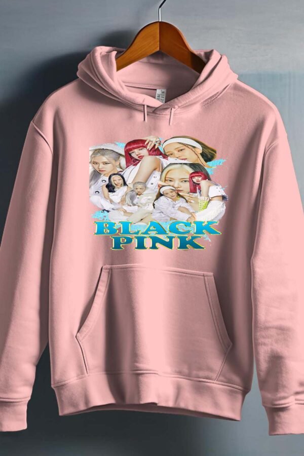 Sweat Capuche Fille en Gros | Black pink 8