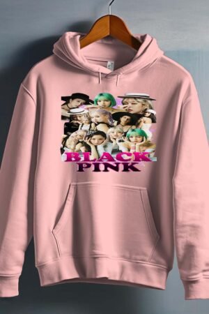Sweat Capuche Fille en Gros | Black pink 9