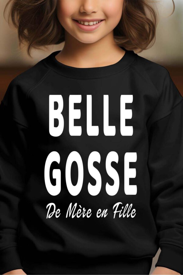 Sweat Col Rond Fille en Gros | Belle gosse de mère en fille