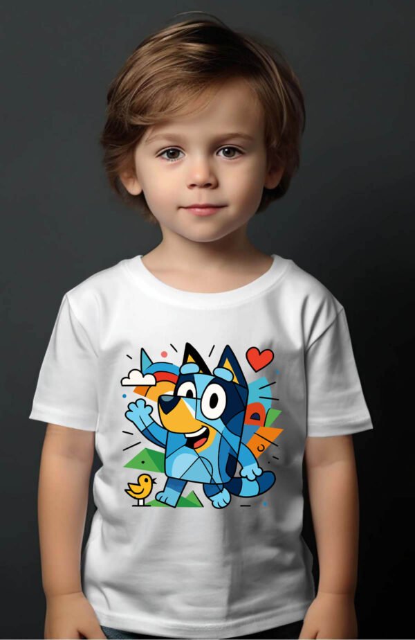T-shirt Garçon en Gros | Bluey cubiste