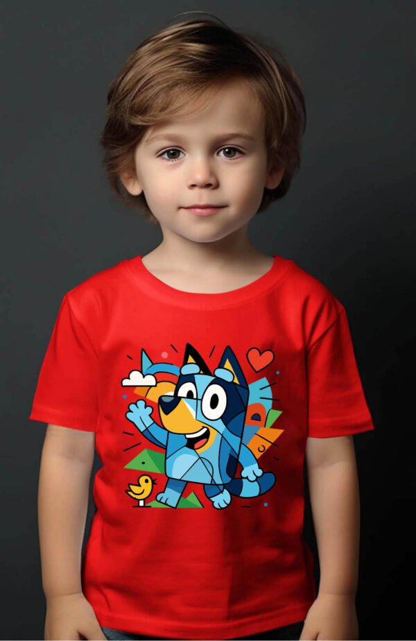 T-shirt Garçon en Gros | Bluey cubiste