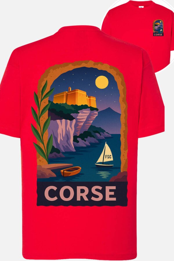 T-shirt Col Rond Fille - Corse pop voyage