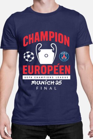 Champion européen psg - Tshirt Homme