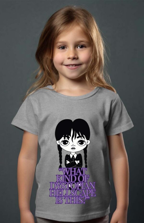 T-shirt Col Rond Fille - Chibi wedn