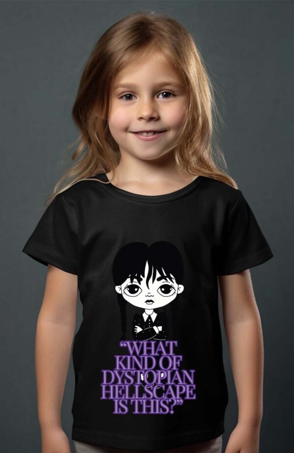 T-shirt Col Rond Fille - Chibi wedn