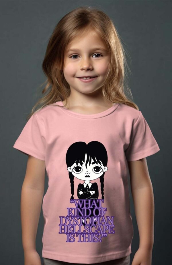 T-shirt Col Rond Fille - Chibi wedn
