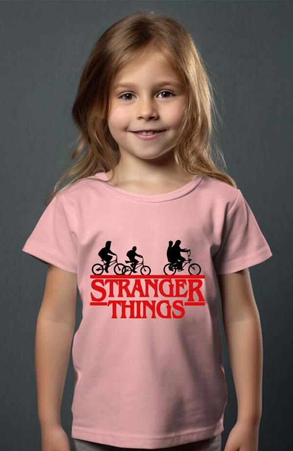 T-shirt Col Rond Fille - Chose étrange