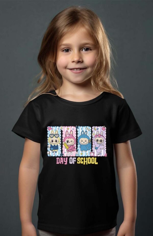 T-shirt Col Rond Fille - Day labu