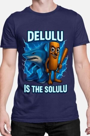 Delulu – Tshirt Homme – Marine