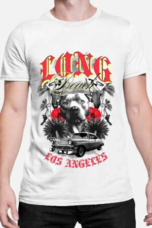 Dog LA – Tshirt Homme – Blanc