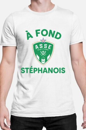 Fond St etienne – Tshirt Homme – Blanc