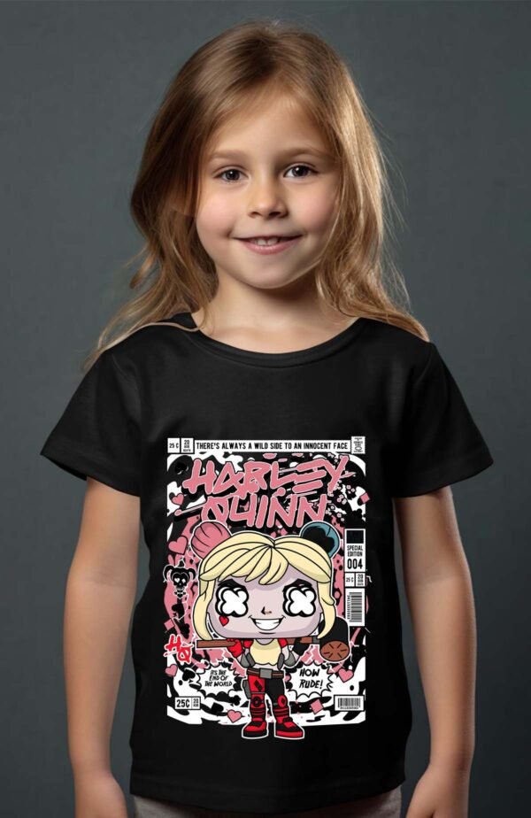 T-shirt Col Rond Fille - Harley funko