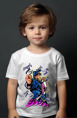 Kujo – Tshirt Garçon – Blanc