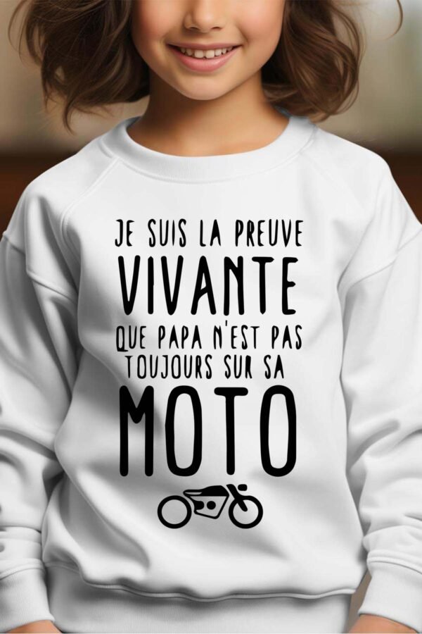 Sweat Col Rond Fille en Gros | La preuve moto
