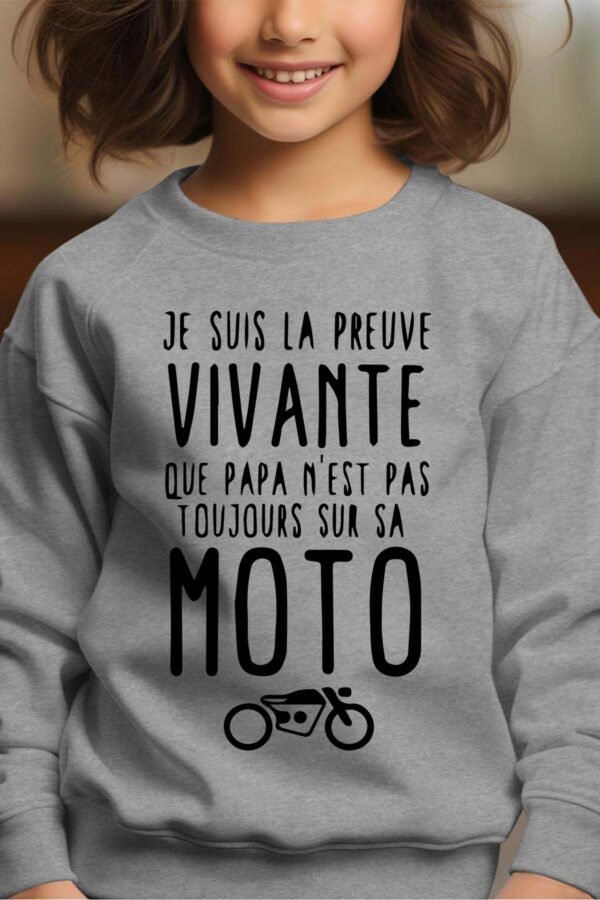 Sweat Col Rond Fille en Gros | La preuve moto