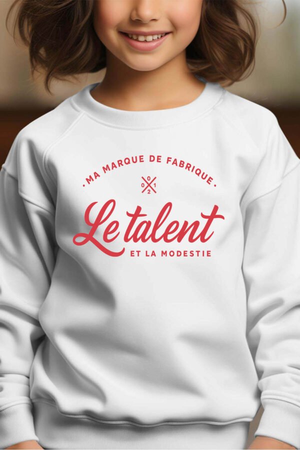 Sweat Col Rond Fille en Gros | Ma marque de fabrique le talent