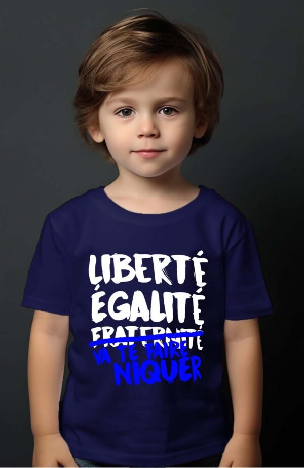 T-shirt Garçon en Gros | Liberté égalité va te faire niquer