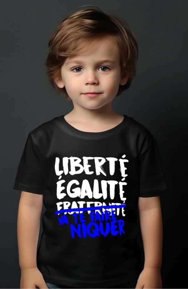 T-shirt Garçon en Gros | Liberté égalité va te faire niquer