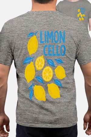 Limon cello – Tshirt Homme – Gris
