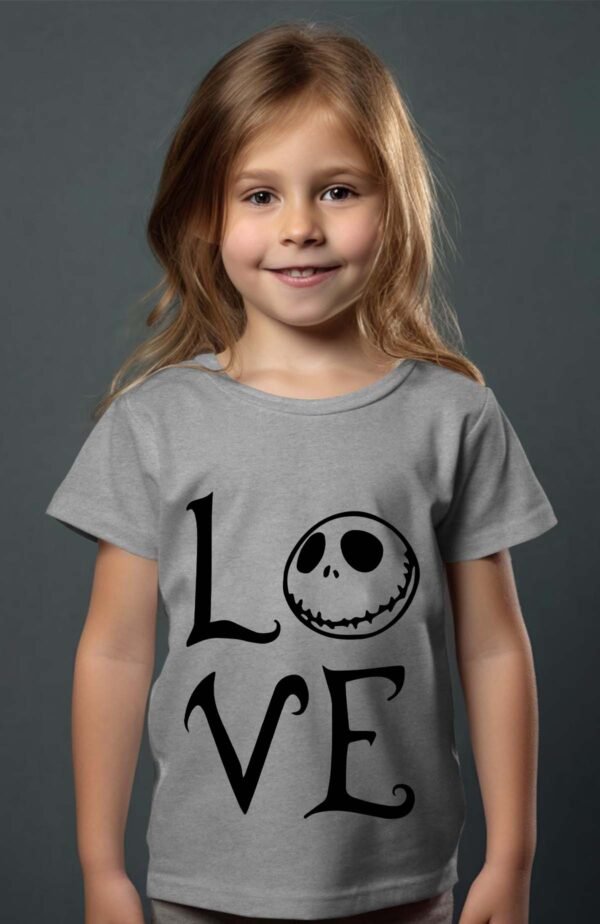 T-shirt Col Rond Fille - Love nightmare