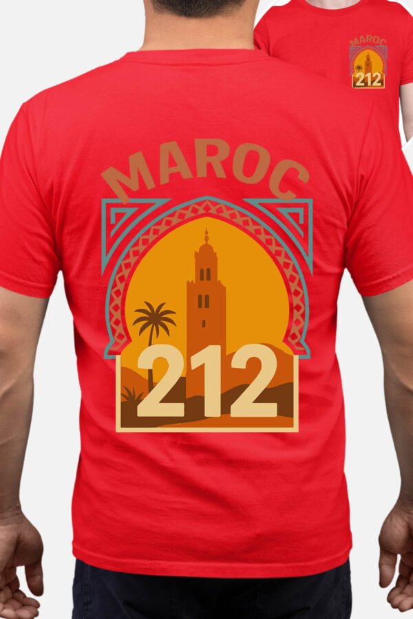 Maroc timbre - Tshirt Homme