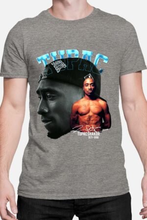 Makaveli Forever – Tshirt Homme – Gris