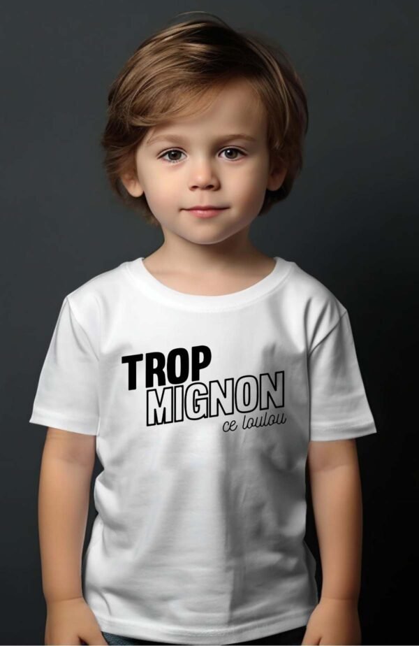 T-shirt Garçon en Gros | Trop mignon ce loulou
