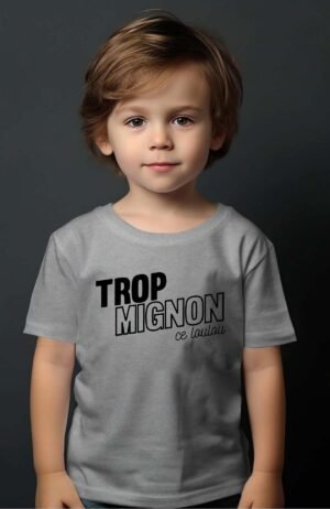 T-shirt Garçon en Gros | Trop mignon ce loulou