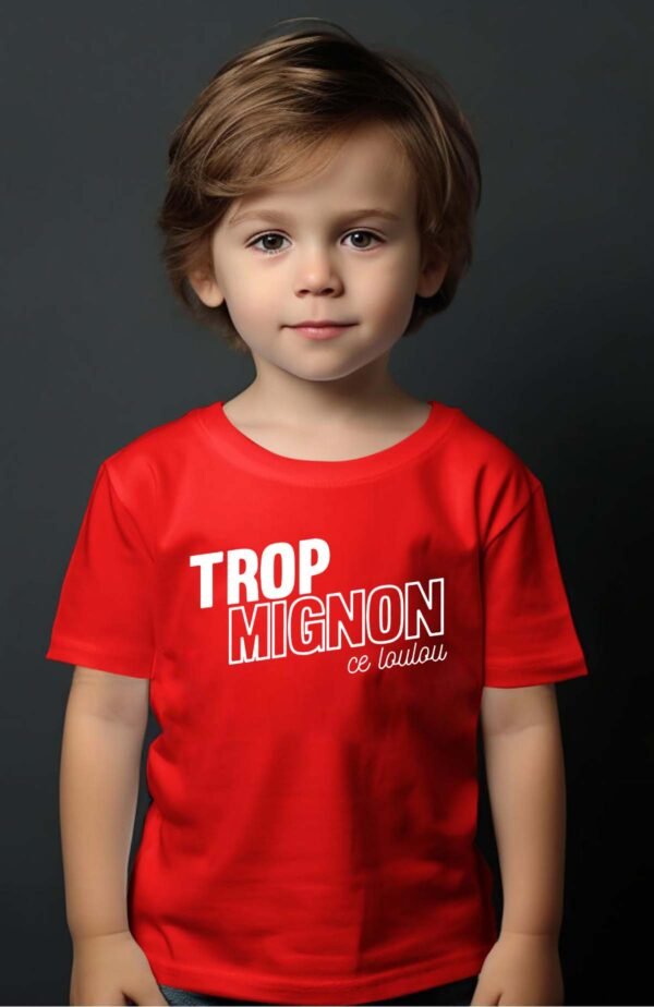 T-shirt Garçon en Gros | Trop mignon ce loulou