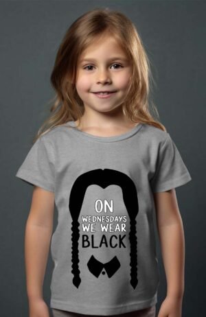 On Wednesdays – Tshirt Fille – Gris