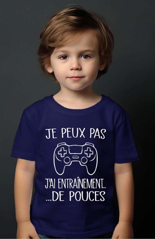 T-shirt Garçon en Gros | Je peux pas j'ai entraînement de pouces
