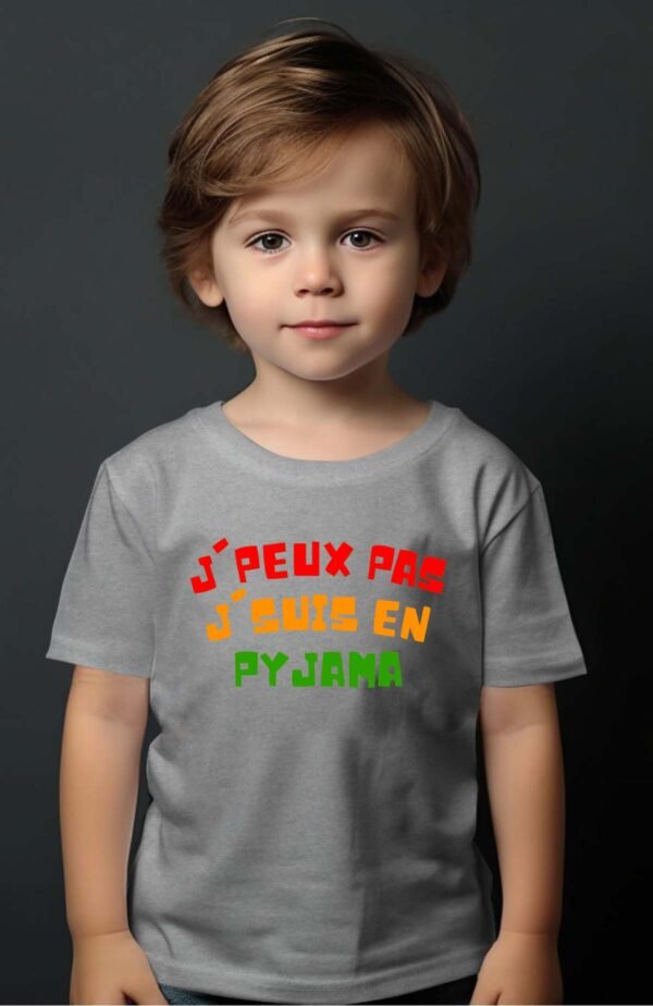 T-shirt Garçon en Gros | J'peux pas j'suis en pyjama