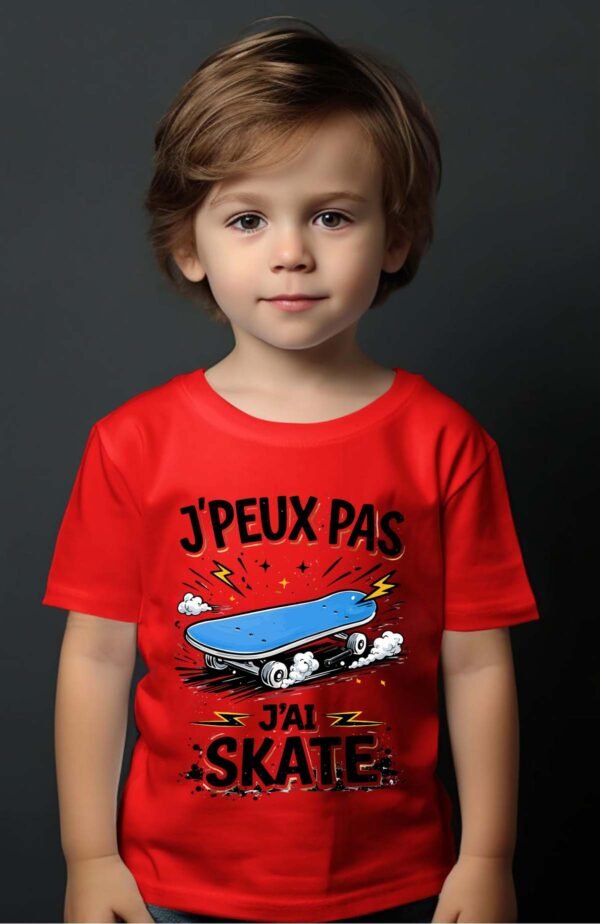 T-shirt Garçon en Gros | J'peux pas j'ai skate