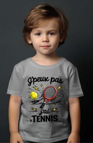 T-shirt Garçon en Gros | J'peux pas j'ai tennis
