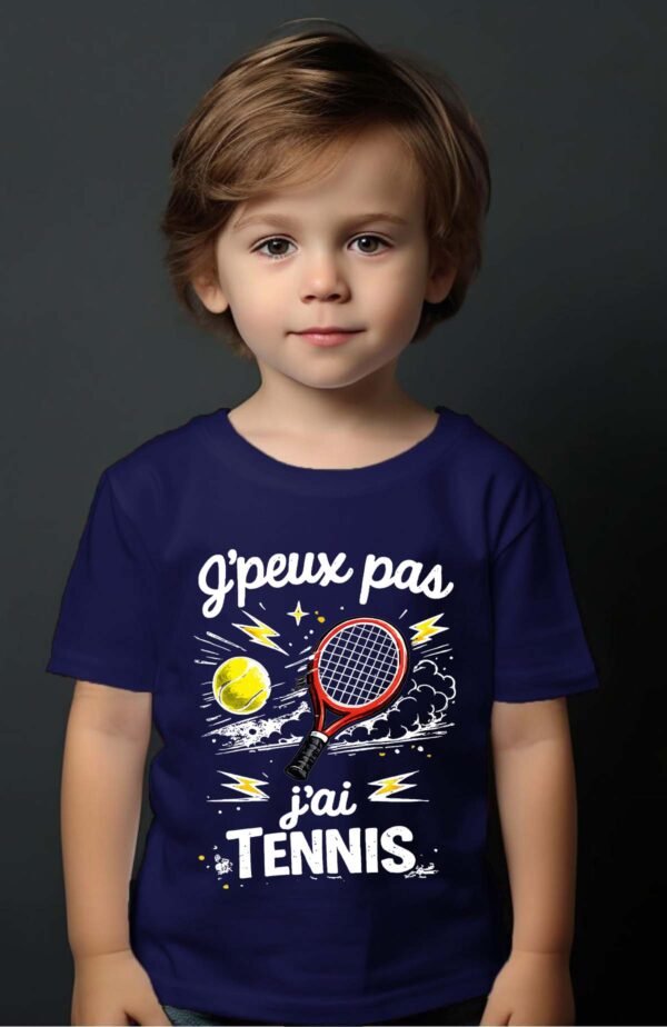 T-shirt Garçon en Gros | J'peux pas j'ai tennis