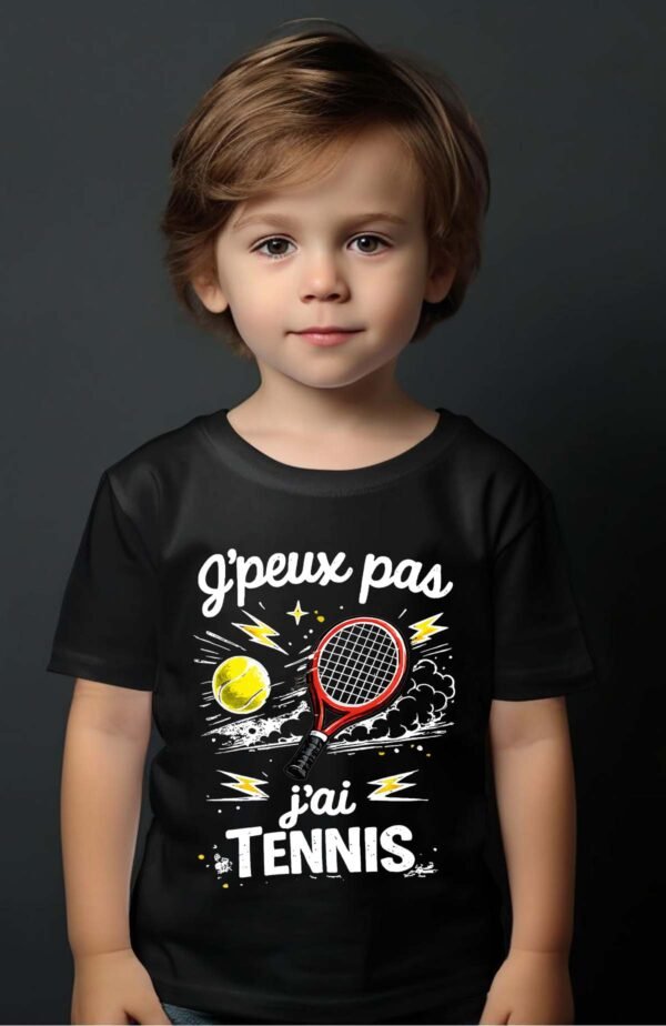 T-shirt Garçon en Gros | J'peux pas j'ai tennis