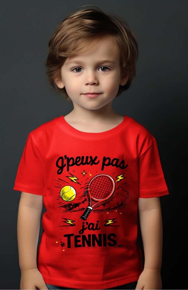 T-shirt Garçon en Gros | J'peux pas j'ai tennis