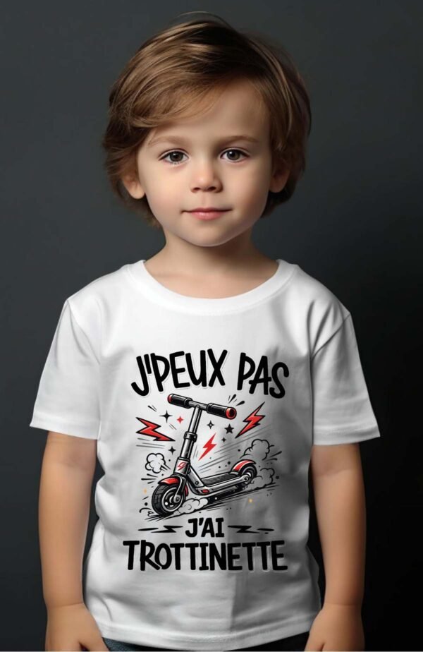 T-shirt Garçon en Gros | J'peux pas j'ai trottinette