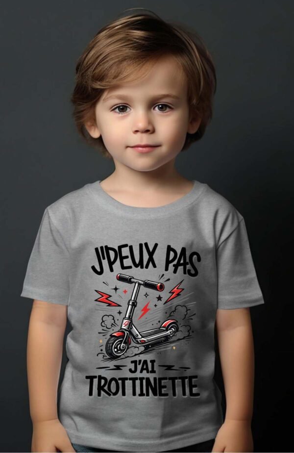 T-shirt Garçon en Gros | J'peux pas j'ai trottinette